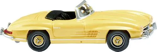 Wiking 083409 H0 PKW Modell Mercedes Benz 300 SL Roadster - gelb