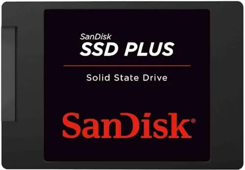 SanDisk SSD Plus 240 GB - Interne SSD mit 530 MB/s Lesegeschwindigkeit, schnelleres Hoch- und Herunterfahren, stoßfest und energieeffizient