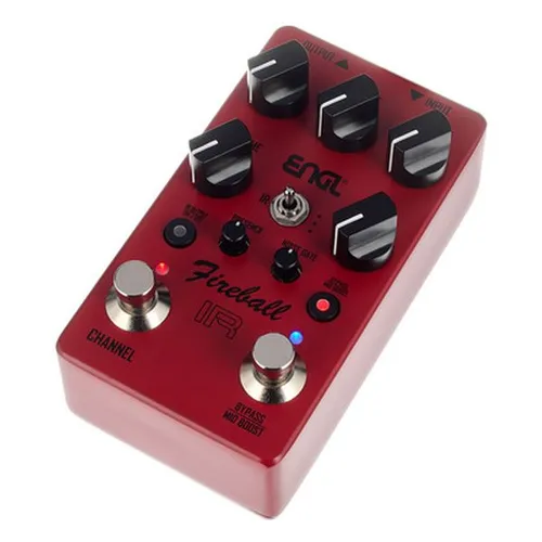 Engl EP635 Fireball IR B-Stock Effektpedal - Effektgerät für E-Gitarre mit 2-Kanal-Preamp und authentischem Fireball-Sound; ideal für kreative Musiker, bietet Midboost und USB-C für Cabinet-Simulationen.