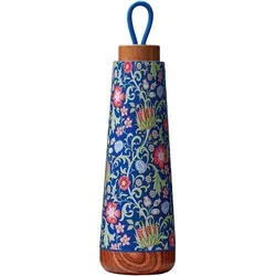 chic.mic Trinkflasche bioloco loop Virginia ISO BEL301 - Trinkflasche im Virginia-Design von William Morris, aus hochwertigem doppelwandigem Edelstahl für optimale Isolierung und umweltfreundlich.