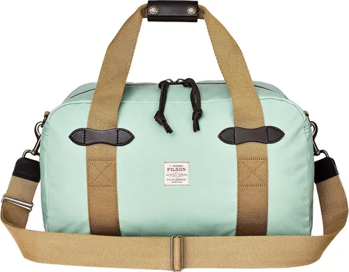 Filson Reisetasche Tin Cloth S 46 cm - granite green - Stilvolle Reisetasche aus strapazierfähigem, wasserabweisendem Tin Cloth, ideal für Kurztrips und Flugreisen. Geräumiges Hauptfach und Innenfächer für optimale Organisation.