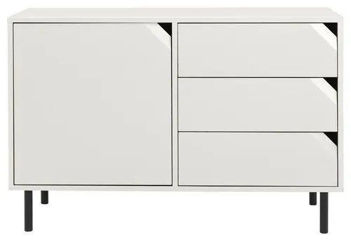 Tenzo Corner Anrichte Metall/Holzwerkstoff - Platzsparend und modern - Kinderzimmermöbel: Die Tenzo Corner Anrichte bietet mit kompakten Maßen von 118x43 cm und einem stabilen Metallgestell eleganten Stauraum für Ihr Zuhause.