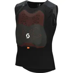 Scott Protektorweste Softcon Hybrid Pro Schwarz Gr. XL - Protektorenshirts für Unisex Erwachsene mit atmungsaktivem Mesh-Material und AirFlex Pro-Platten für optimalen Schutz und Komfort bei allen Aktivitäten.