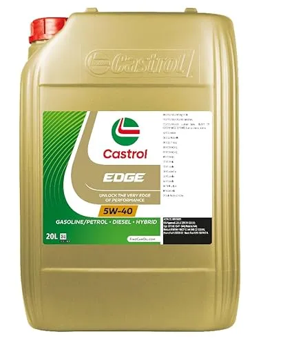 Castrol Edge Fluid Titanium 5W-40 - 20 Liter - Hochleistungs-Motoröl mit Titanium-Technologie für optimalen Schutz und Leistung, ideal für moderne Motoren.