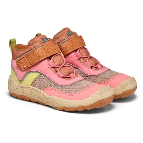 Affenzahn Kid's Übergangsschuh Vegan Explory - Barfußschuhe 23 EU Cat/Rosa - Barfußschuhe für Kinder, wasserdicht und ideal für Entdeckungstouren; aus 100% recyceltem Polyester für umweltbewusste Eltern.