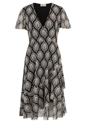 Cartoon Midikleid Kleid Kurz 1/2 Arm