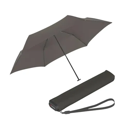 Knirps® Taschenregenschirm Ultra Light Slim Manual - Taschenschirm, super leicht mit nur 129 g, perfekt für unterwegs und schützt zuverlässig vor Regen.
