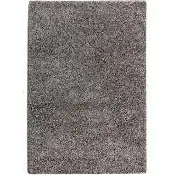 Steffensmeier Hochflor Teppich Twilight | 80x230 cm | Grau meliert - Hochwertiger Teppich für das Wohnzimmer mit elastischem Flor und 3900 g/m² Polypropylen. Der 50 mm dicke Flor bietet einen tollen Soft-Touch-Effekt und ist schadstoffgeprüft.