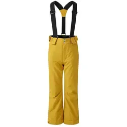 Dare 2b Ski- / Snowboardhose "Outmove II" in Gelb, Größe 104 - Kinder Funktionshose aus recyceltem Polyester, wasserdicht mit 30.000 mm Wassersäule, atmungsaktiv und wärmeisolierend – ideal für aktive Kinder im Schnee.