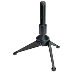 Pronomic MST-20 Tisch-Mikrofonständer - Handliches Kleinstativ für Podcasting und Online-Trainings, ideal für Großmembranmikros mit Spinne
