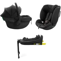 Kinderkraft ENDURA SAFE Modular System – 2in1 Babyschale & Kindersitz mit drehbarer ISOFIX-Basis - Kindersitze für 12 Jahre Sicherheit mit durchdachtem Reisesystem: drehbare ISOFIX-Basis für einfaches Ein- und Aussteigen, i-Size Sicherheit und bequeme Mitwachsfunktion.
