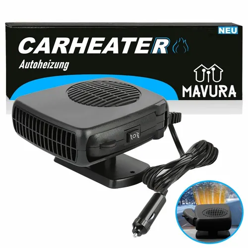 MAVURA Schnellheizlüfter CARHEATER 12V - Elektroheizungen, effiziente Zusatzheizung für Autos mit schneller Heizleistung und praktischer Scheibenenteisungsfunktion.