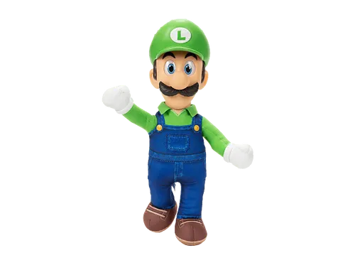 Nintendo Super Mario Movie Roto Luigi 30 cm - Plüschfigur - Plüschtier aus der Nintendo Super Mario Movie Kollektion, mit einer Höhe von 30 cm, perfekt zum Kuscheln und Spielen für kleine Fans.