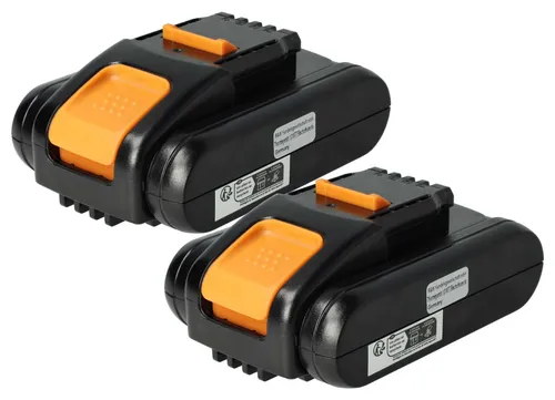 vhbw 2x Akku kompatibel mit AL-KO WR 2020 (113626) Werkzeug (2000 mAh, Li-Ion, 20 V)