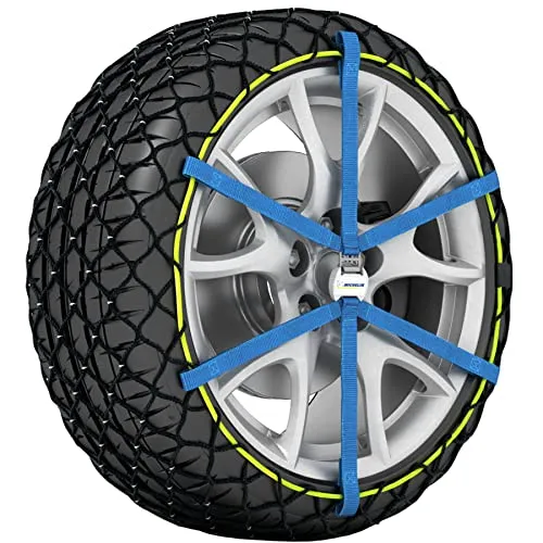 MICHELIN EASY GRIP EVOLUTION 4 Schneekette - Textilschneekette für PKWs, SUVs und Wohnmobile, einfach zu montieren und bietet maximale Traktion auf Schnee und Eis, zertifiziert nach EN 16662.