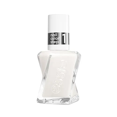 essie Gel Couture Nagellack - Nr. 136 First Fitting, Weiß - Gellack für perfekt lackierte Nägel in Salon-Qualität, hält bis zu 15 Tage ohne UV-Lampe. Einfacher Auftrag in 2 Schritten für maximalen Glanz und Schutz vor Absplitterungen.
