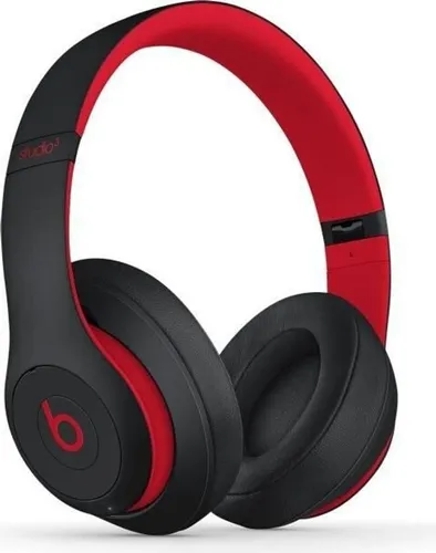 Beats by Dr. Dre Studio³ Wireless Kopfhörer - Defiant Black/Red - Ohrumschließende Kopfhörer mit aktiver Geräuschunterdrückung und Bluetooth-Konnektivität, ideal für ungestörtes Musikhören.