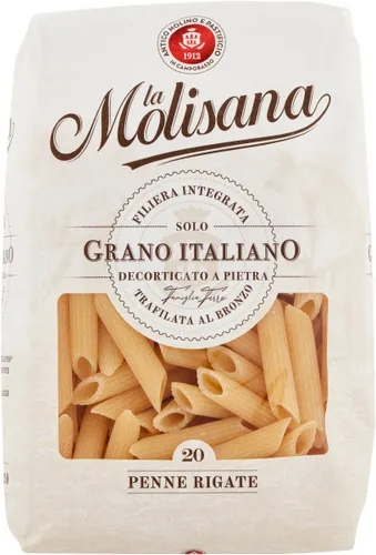 Penne Rigate Teigwaren n.20 500g - La Molisana - Nudeln: Hochwertige Penne Rigate, perfekt für köstliche Pasta-Gerichte und aromatische Saucen.