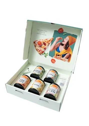 Ostmann Gewürze - Alltime favorites Geschenkbox | Gewürzset mit 5 beliebten Let's Do Gewürzmischungen in recyclebaren Gewürzdosen | Kochgeschenk zum Einzug