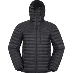 Mountain Warehouse Henry II Extreme Steppjacke für Herren - Schwarz - S - Hochwertige Daunenjacke mit wasserabweisendem Material, ideal für kalte Temperaturen bis -30°C. Leicht, isolierend und mit praktischen Taschen ausgestattet.