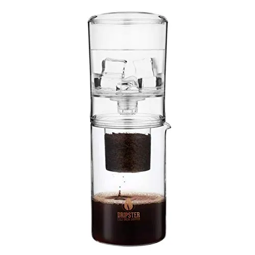dripdrip DRIPSTER 2-in-1 Cold Brew Dripper für Kaffee und Tee - Der vielseitige DRIPSTER ermöglicht die Zubereitung von fruchtigem Cold Brew Kaffee und Tee. Mit verbessertem Drehventil und BPA-freiem Material ist er ideal für jeden Kaffeeliebhaber!