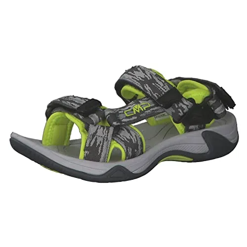 CMP Kinder Hamal Hiking Sandal, Cemento-Acido, 30