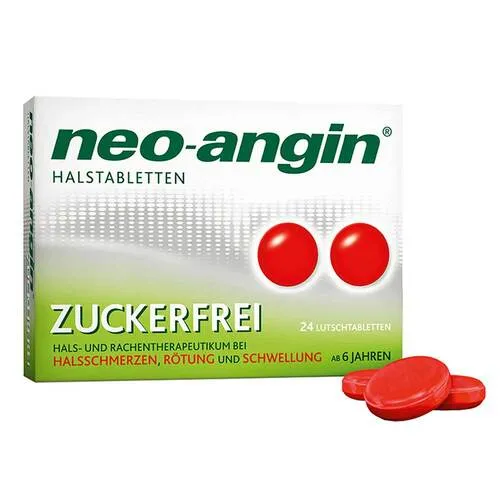 neo-angin Halstabletten zuckerfrei Lutschtabletten 24 St