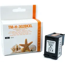 HP 302 schwarz XL Refill Tinte Black für HP / F6U68AE / 18ml Druckerpatrone