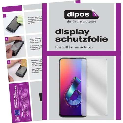 Dipos Displayschutzfolie Crystalclear (2 Stk., Asus Zenfone 6) (4051837373603)