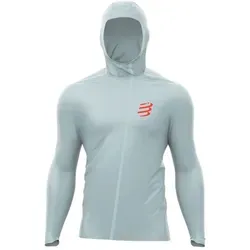 Compressport Herren Hurricane Waterproof 10/10 Jacke grau – Ultraleicht & Wasserdicht - Die Compressport Hurricane Waterproof 10/10 Jacke bietet maximalen Schutz bei minimalem Gewicht. Mit 10’000 mm Wassersäule und atmungsaktivem Material ist sie ideal für Wettkämpfe und Trailrunning.