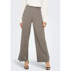 JDY Women's JDYLOUISVILLE Catia Wide Pant JRS NOOS - Elegante Driftwood Hose - Damen-Hosen mit mittelhohem Bund, ideal zum Up- oder Downdressen für jeden Anlass.