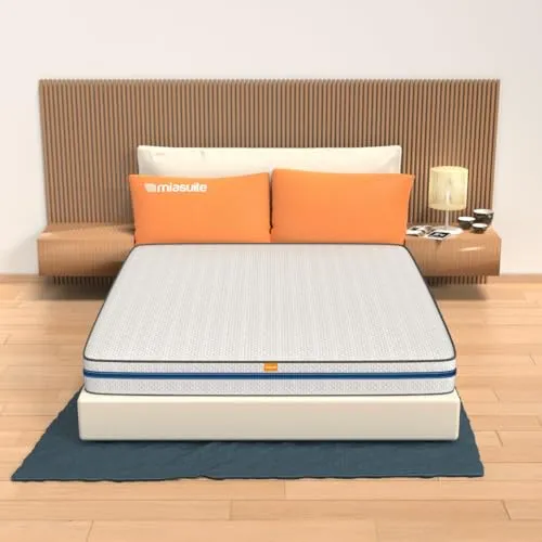 MiaSuite Matratze 140x200 - Hypoallergen und Orthopädisch - Sonstige Matratzen, 22 cm hoch mit Memory Foam, bietet optimalen Komfort und Unterstützung für eine gesunde Erholung, ideal für Allergiker.