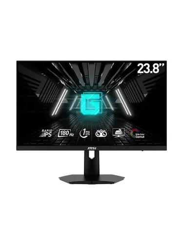MSI G244F E2 23.8" Gaming Monitor mit 180Hz - Full HD 23,8" Gaming Monitor mit Rapid IPS-Technologie und 1ms Reaktionszeit für flüssiges Gameplay. VESA Adaptive Sync-Unterstützung für ein ruckelfreies Spielerlebnis.