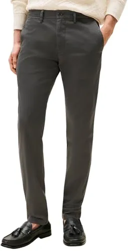 Chinohose TOMMY HILFIGER "Chino Bleecker 1985 PIMA CO" - Wanderhosen für Herren, vielseitig kombinierbar, mit bequemem Elasthan-Anteil für optimalen Tragekomfort und einen lässigen Look.