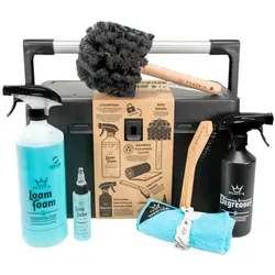 Complete Fahrrad Cleaning Kit von Peaty's - Fahrrad-Pflegemittel: Umfassendes Reinigungsset mit hochwertigen Produkten für eine mühelose Pflege deines Fahrrads, ideal für jedes Bike.