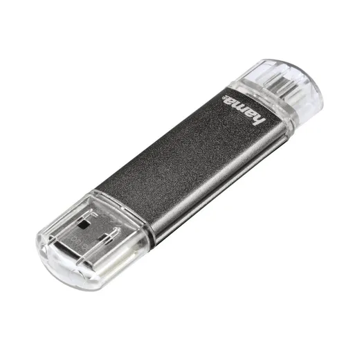 Hama 16GB USB-Speicherstick 2-in-1 mit microUSB und USB 2.0 - Kompakter, vielseitiger Speicher für Android-Geräte und Computer, ideal für unterwegs