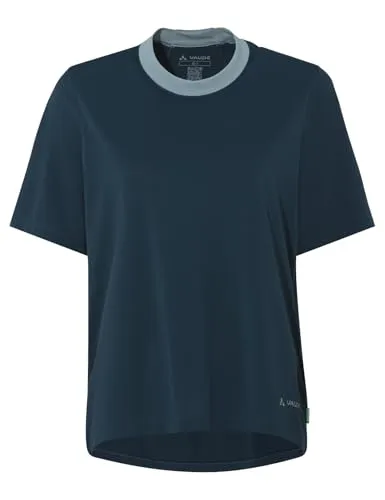 VAUDE Women's Loamer Shirt - Damen Mountainbike T-Shirt, modern geschnitten und vielseitig einsetzbar. Hergestellt aus recyceltem Polyester für nachhaltigen Komfort.