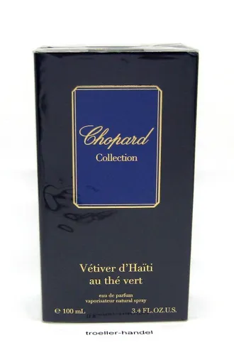 Chopard Vétiver d'Haïti au Thé Vert Eau De Parfum 100 ml (unisex) - Eleganter unisex Duft mit holzig-aromatischen Noten, frisch und ansprechend. Ideal für jeden Anlass, hinterlässt einen bleibenden Eindruck.