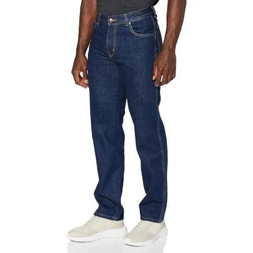 Wrangler Herren Texas Jeans, Darkstone, 31W/32L EU - Bequeme Jeans für Herren mit authentischem Style und geradem Bein, ideal für den Alltag. Diese zeitlosen Texas-Fit-Jeans aus reiner Baumwolle bieten höchsten Tragekomfort und sind maschinenwaschbar.