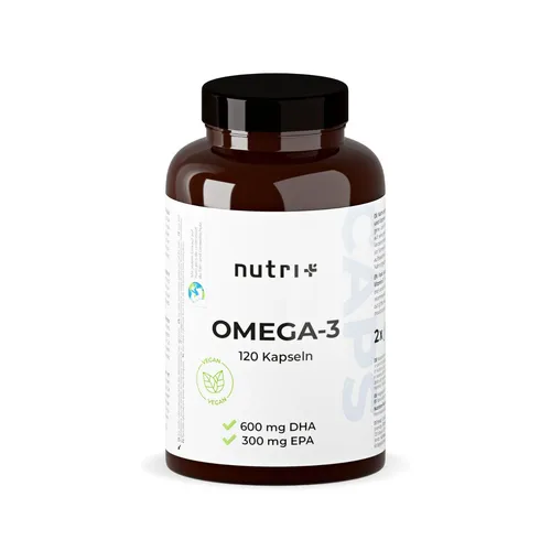 nutri+ Omega 3 Vegan Kapseln Algenöl Kapseln
