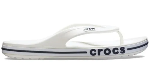 Crocs Bayaband Flip Schuhe - Weiß - Größe 41 - Bequeme Crocs Bayaband Flip aus leichtem Croslite-Material, ideal für den Alltag. Die flexible Passform und die anpassungsfähige Innensohle sorgen für optimalen Tragekomfort.
