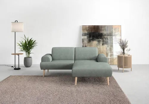 Home affaire Ecksofa Swift Scandic Design, komfortabler Federkern, Breite 192cm, L-Form, Federkern-Polsterung, B/T/H: 192/83/176 cm
