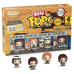 Blister Bitty POP Dä monentö ter Tanjiro mit 4 Figuren