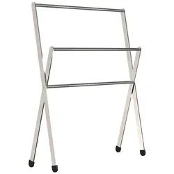 Frost Nova2 1977 Handtuchständer - Eleganter Handtuchständer aus robustem Edelstahl, ideal für Bad, Schlafzimmer oder Flur. Mit Gummifüßen für Kratzschutz, bietet er Platz für Handtücher und Kleidung. Zeitloses Design für jedes Interieur.