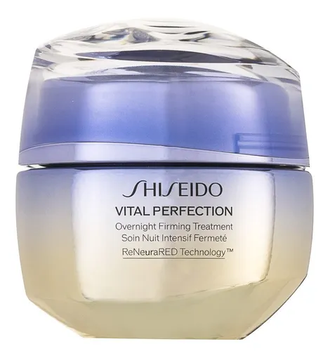 Shiseido Vital Perfection Overnight Firming Treatment 50 ml - Nachtpflege für reife und trockene Haut, strafft und vitalisiert während des Schlafs für ein jugendlicheres Hautbild.