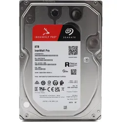 Seagate IronWolf Pro 8TB - NAS Interne Festplatte HDD - Festplatten für NAS mit 8TB, 7200 U/Min und CMR-Technologie, ideal für höchste Zuverlässigkeit und Leistung im Dauerbetrieb. Inkl. 3 Jahre Rescue Data Recovery Service für sorgenfreie Datensicherung.