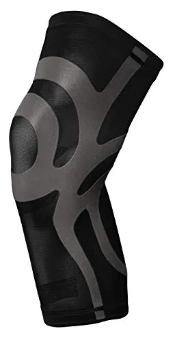 Antar AT53040 L Knie Bandage mit Tapes, Große, schwarz, 70 g