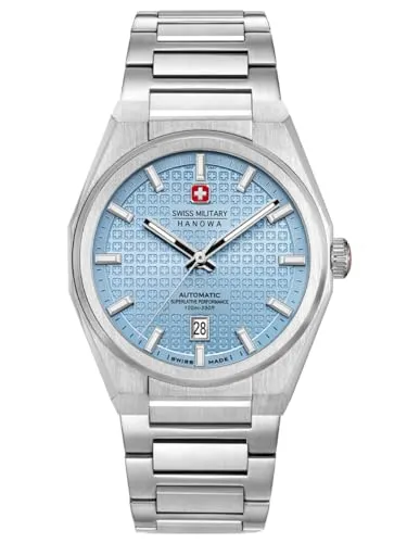 Swiss Military Hanowa SMWGL0006904 Avalanche Icon Automatik Herrenuhr Edelstahl 42 mm - Hochwertige Automatik-Herrenuhr mit edlem Edelstahlgehäuse (42 mm) und sportlich-elegantem Design. Wasserdicht bis 10 ATM und mit präzisem Schweizer Uhrwerk – ideal für stilbewusste Träger.