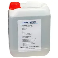 Smoke Factory Tour-Hazer Nebelfluid 5 l - Hochwertiges Nebelfluid für Tour-Hazer, 5 l Kanister, sorgt für gleichmäßige Nebelverteilung und beeindruckende Lichteffekte bei Events.