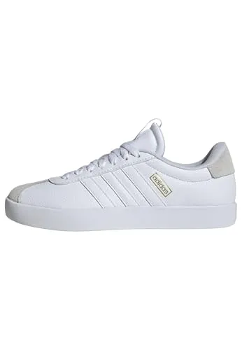 adidas Vl Court 3.0 Damen Sneaker - Stylische Damen Sneaker aus Synthetikleder mit dämpfender Zwischensohle für optimalen Komfort und Vulkanisierte Gummiaußensohle für besseren Halt.
